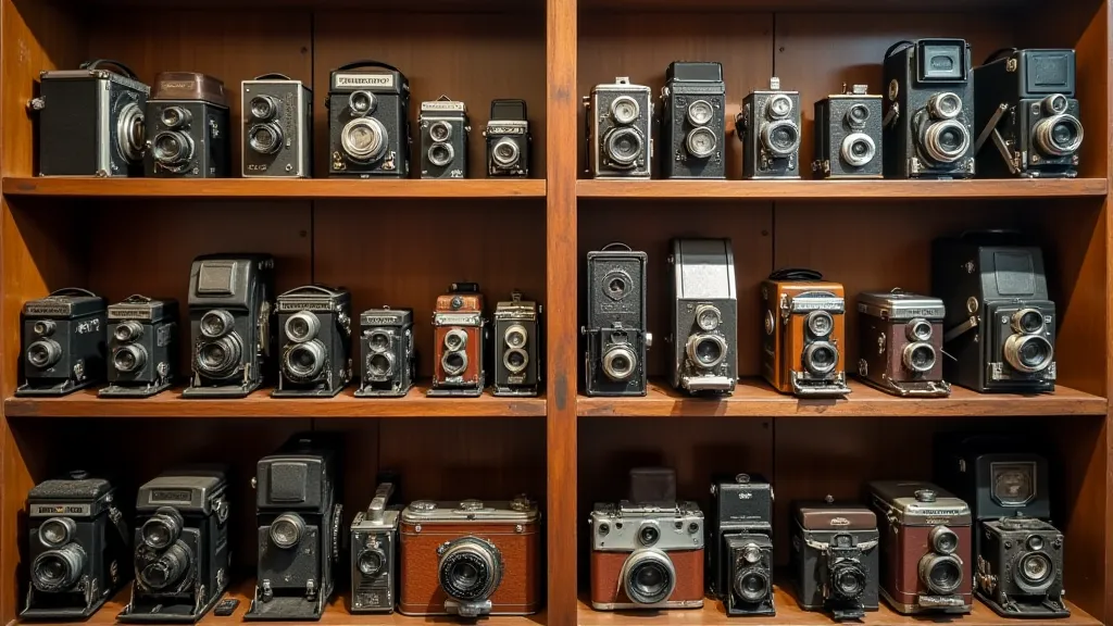 Collection of vintage Brownie cameras