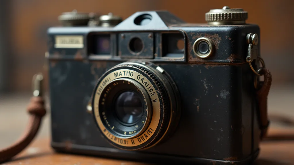 Close up of a Vintage Brownie Camera
