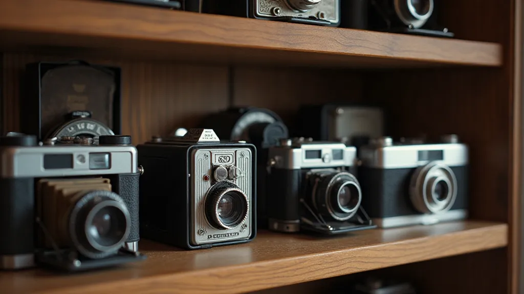 Collection of Vintage Brownie Cameras