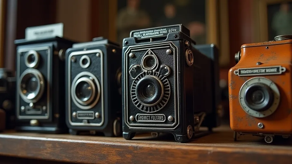 Collection of Brownie Reflex cameras