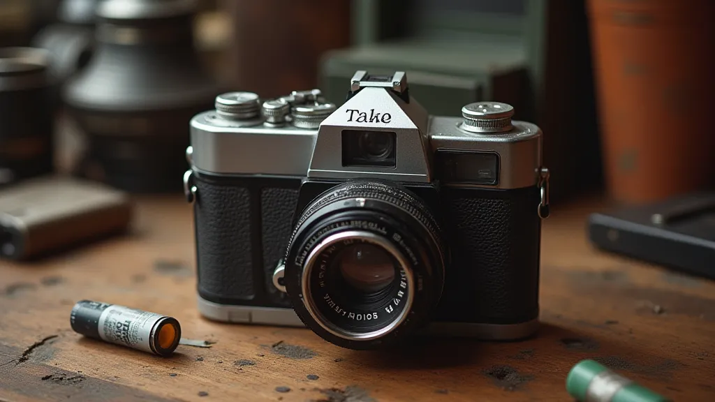 Vintage camera setup