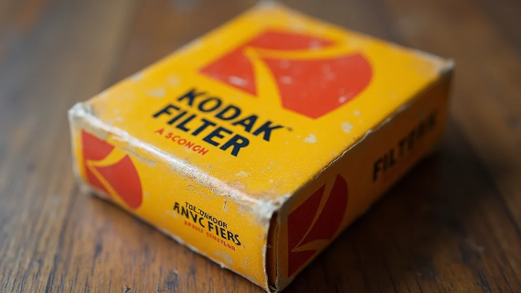 Vintage Kodak filter box